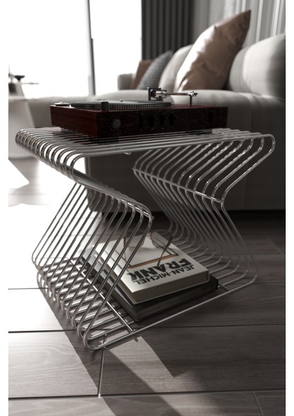 Roma Modern Metal Yan Sehpa | Minimalist Tasarım, Maksimum Fonksiyonellik fiyatları