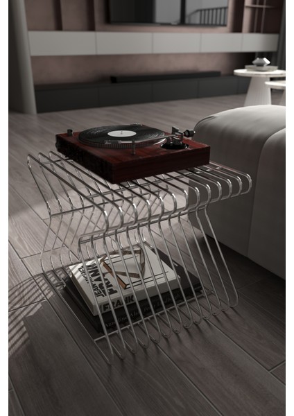 Roma Modern Metal Yan Sehpa | Minimalist Tasarım, Maksimum Fonksiyonellik modelleri