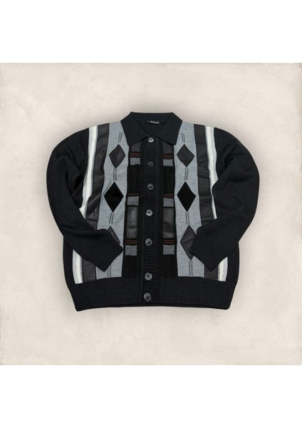 Ir-Or Düğmeli Deri Ceket