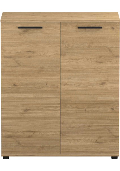 Trendline Çok Amaçlı Iki Kapaklı 5 Raflı Dolap Florida Meşe 91X108X35 cm indirimleri
