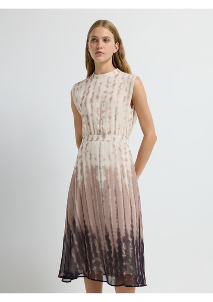 Desenli Kolsuz Elbise Emp.murdum 12445786000 fiyatları