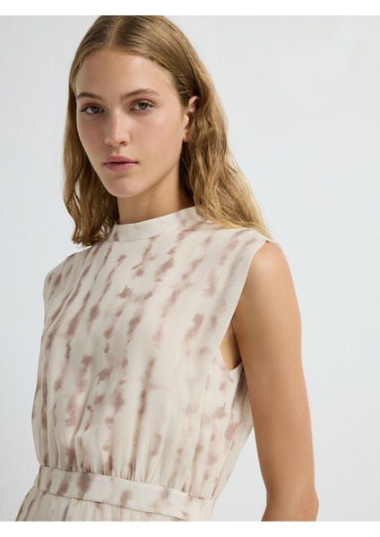 Desenli Kolsuz Elbise Emp.murdum 12445786000 modelleri