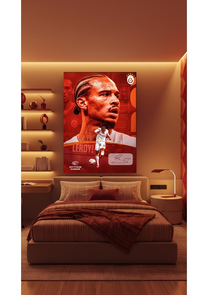 Galatasaray - Leroy Sane Imzalı Statik Poster