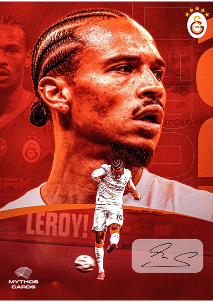 Galatasaray - Leroy Sane Imzalı Statik Poster fiyatları
