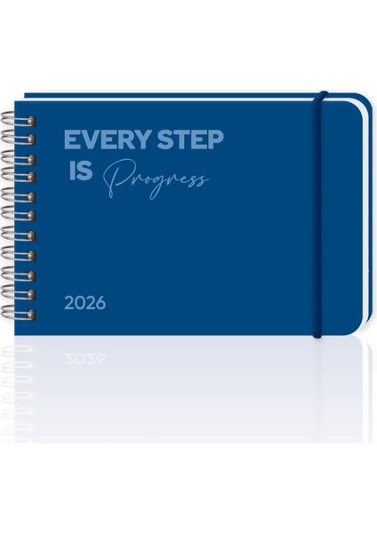 Haftalık Spiralli Yatay Cep Ajanda | 13,5x9,5 cm Soft Touch Kapak