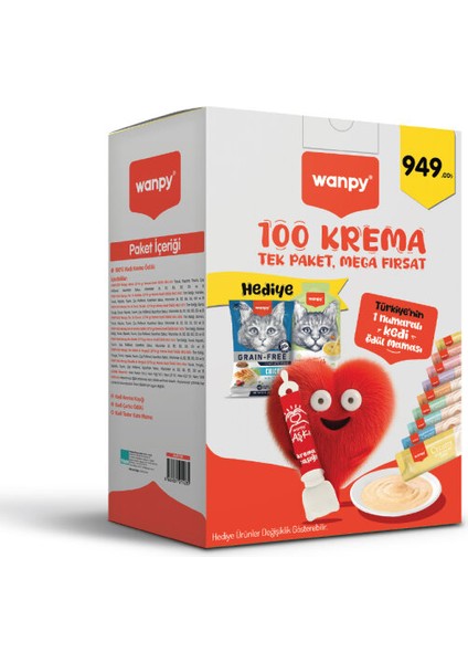 100'LÜ Mega Avantaj Krema Paketi