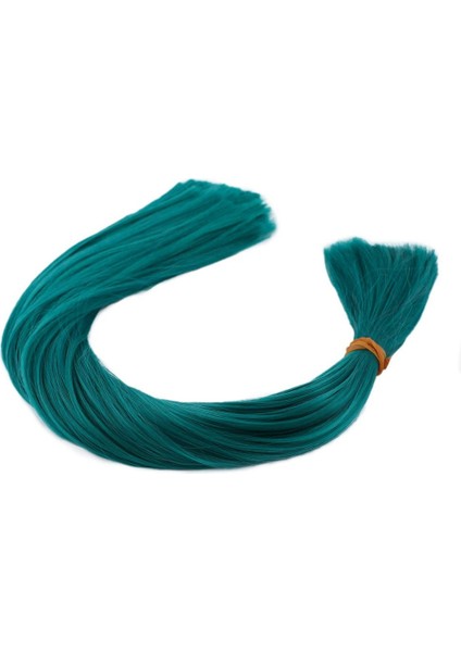 Koyu Yeşil Renkli Sentetik Boğum Saç / 1kg