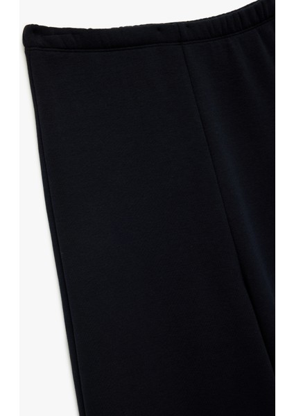 Beli Lastikli Yüksek Bel Ispanyol Paça Uzun Eşofman Altı modelleri