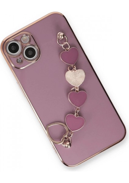 iPhone 14 Plus Kılıf Esila Silikon - Mor (K95) fiyatları