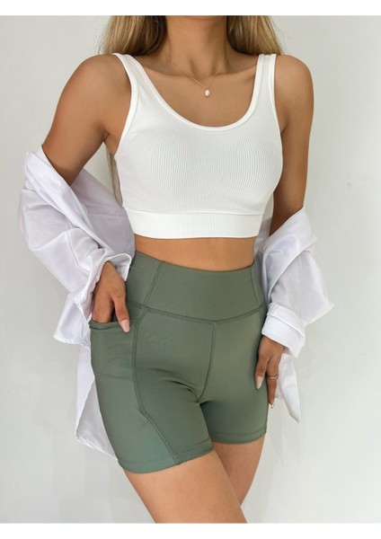 Cepli Şort Tayt - Spor Taytı fırsatları