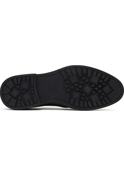 Erkek Kahverengi Bağcıklı Deri Klasik Ayakkabı 25WFD695018 modelleri