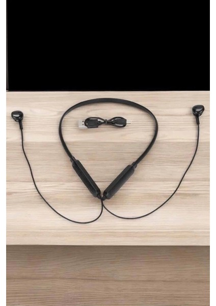 Kablolu Boyun Askılı Dijital Göstergeli Bluetooth Kulaklığı 60 Saat indirimleri