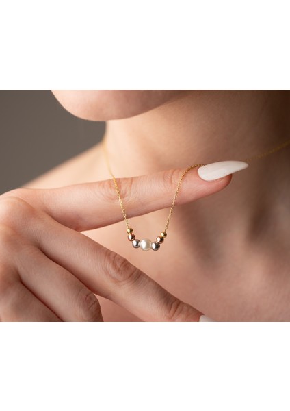 925 Ayar Papatya Silver Parlak Doricalı Inci Kolye<ı,özel Kolye<rose,gold,rodaj> fiyatları