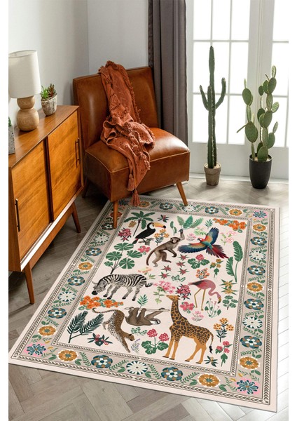 Yeni Desen Yıkanabilir Kaymaz Tabanlı Bohem Tarz Dijital Baskı Salon Halısı, Yumuşak Dokulu Lüks Halı Modeli ve 40 x 60 Çok Renkli Renk Dikdörtgen Halı modelleri