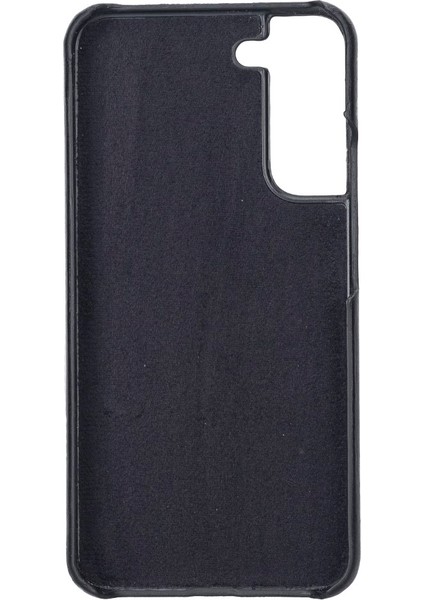 Samsung Galaxy S22 Plus Uyumlu Deri Arka Kapak Uj Rst1 Siyah modelleri