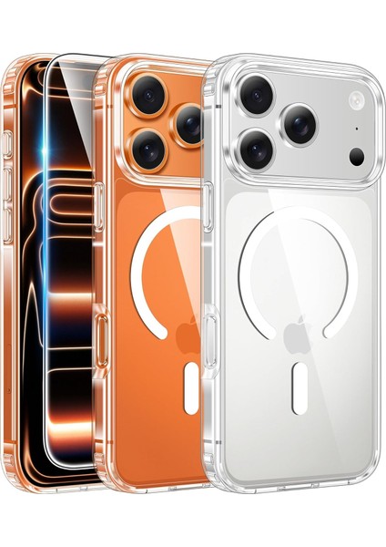 Iphone 17 Pro Şeffaf Yumuşak Silikon Magsafe Kılıf