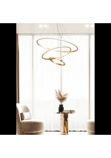 Yuvarlak Halka Ledli Avize fiyatları