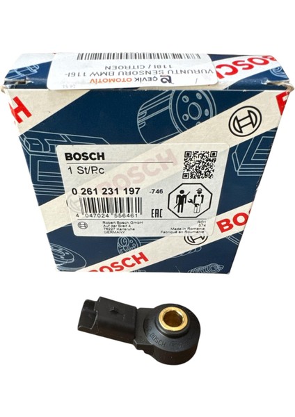 Vuruntu Sensoru / Bmw N13-F20-F20 LCİ-F21-F21 LCİ-F30-F30 LCİ-F31-F35-F35 Lci /13627552114-0261231197