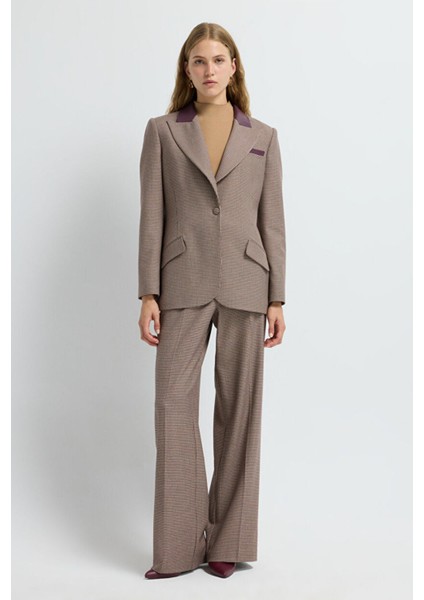 Mono Kapama Kazayağı Desenli Ceket Eks.murdum 11945568000 fiyatları