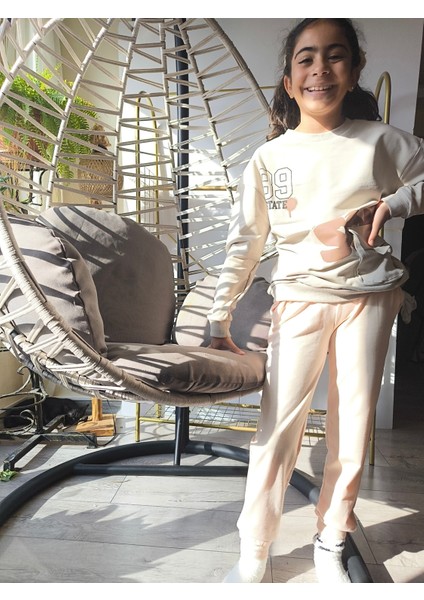 Erkek Kız Çocuk Sweatshirt Bluz Oversize Unisex Rahat Modern Şık Yumuşacık