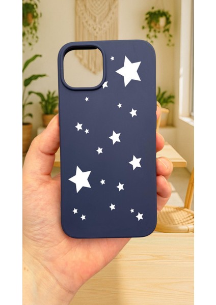 iPhone 12 ve 12 Pro Uyumlu Mini Yıldız Desenli Silikon Darbe Emici Klasik Korumalı Rubber KILIF277 fiyatları
