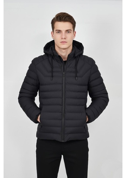 Erkek Kapüşonlu Spor Mont Regular Fit 3019 BGL-ST04897