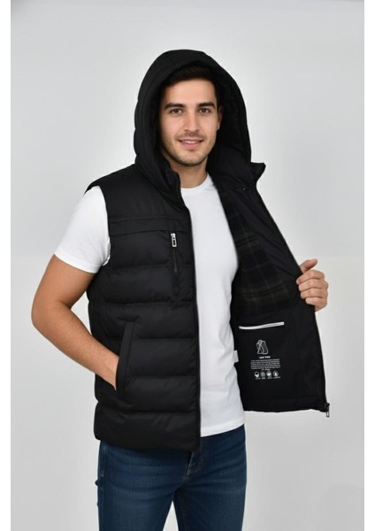 Erkek Kapüşonlu Spor Yelek 4021 BGL-ST04900 fırsatları