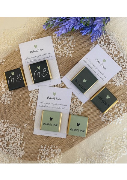 Kişiye Özel Bebek-Nikah-Söz-Özel Günler Çikolatası-40 Adet-Kutusuz