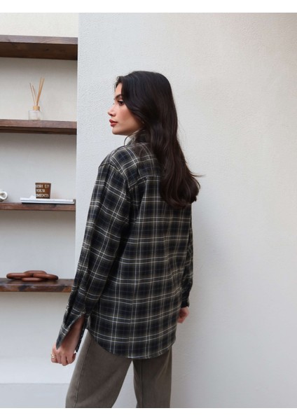 Oversize Ekose Gömlek indirimleri