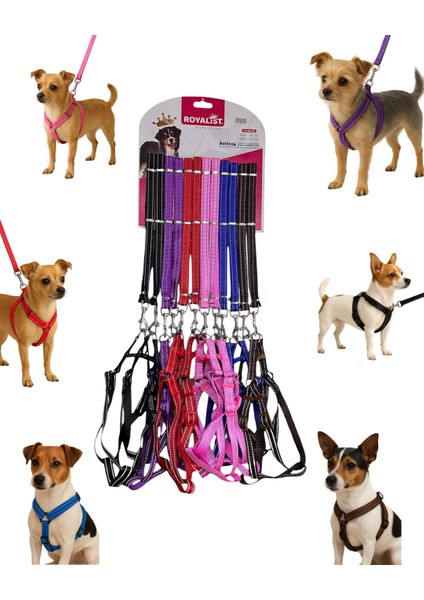 Ayarlanabilir Reflektörlü Köpek Göğüs Tasması – 120CM x 15MM