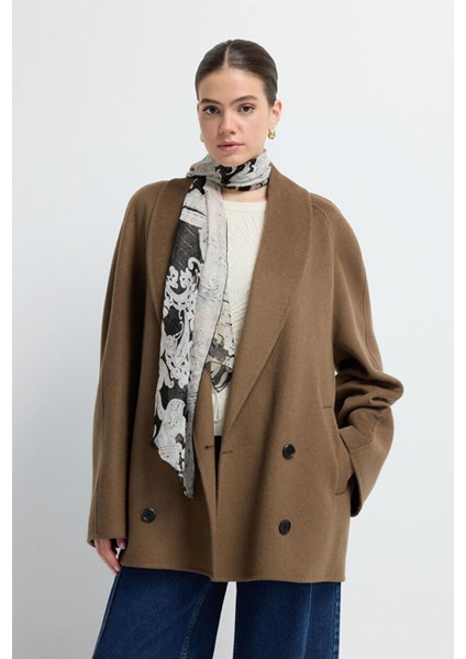 Kruvaze Kaşe Kısa Kaban K.haki 13645490000 modelleri