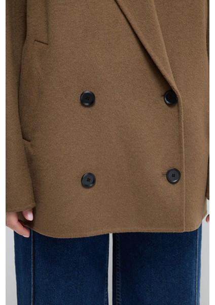 Kruvaze Kaşe Kısa Kaban K.haki 13645490000 fırsatları