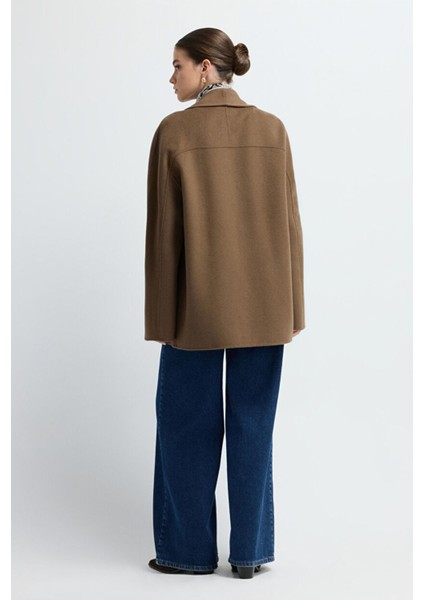 Kruvaze Kaşe Kısa Kaban K.haki 13645490000