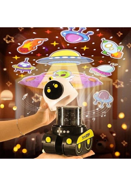 Robot Projeksiyon Gece Lambası – Masal Gibi Işıklandırma modelleri