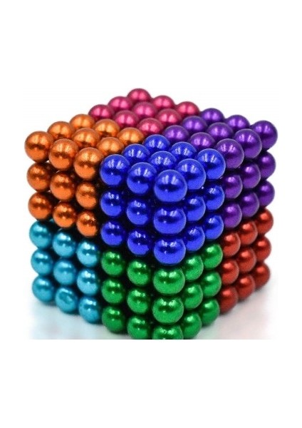 Sihirli Manyetik Toplar Dyum Mıknatıs Küp Bilye 216 Adet Cube Küp Dymium