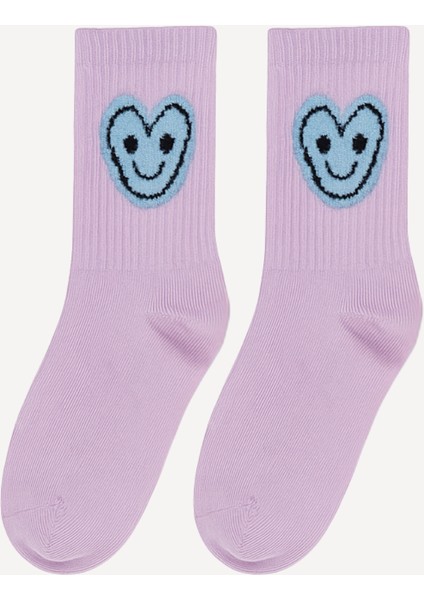 Çocuk 4'lü Gülen Yüz Emojili Soket Çorap fiyatları