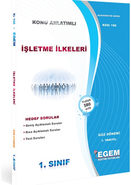 Aöf 1. Sınıf Işletme Ilkeleri Güz Dönemi Konu Anlatımlı Soru Bankası