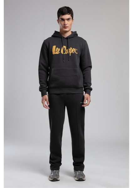 Greg Erkek Kapüşonlu Sweatshirt Gri