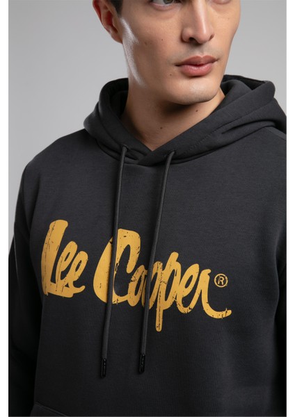 Greg Erkek Kapüşonlu Sweatshirt Gri fırsatları