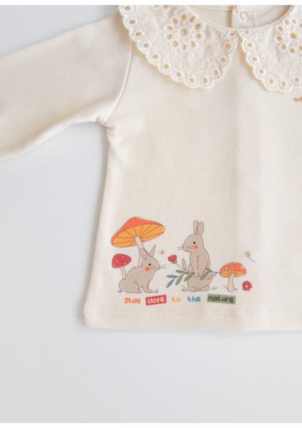 Organik Mantarlı 2'li Takım Turuncu