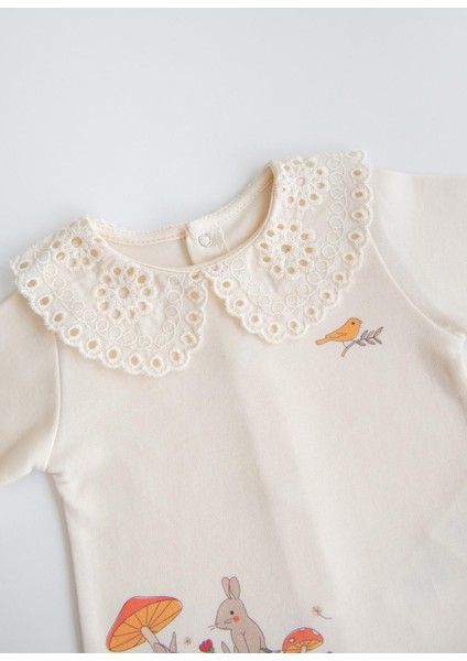 Organik Mantarlı 2'li Takım Turuncu