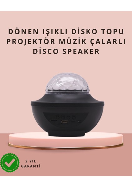 Sesle Aktive Olabilen Uzaktan Kumandalı Ayarlanabilir Galaxy Gece Lambası - MCT3449-6093