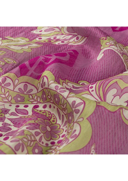 Ipekevi Desenli Tensel Eşarp Eflatun fiyatları