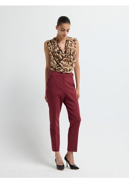 Gabardin Pantolon Bordo 15344236002 indirimleri