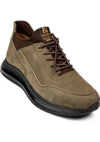 Nobel 5017 Haki Nubuk Deri Erkek Günlük Ayakkabı