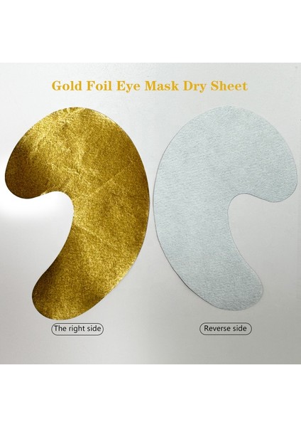 Gold Flash Foil 3 Katmanlı Tek Kullanımlık Göz Maskesi 5'lipaket modelleri
