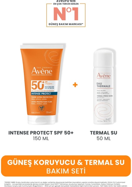 Güneş Koruyucu & Termal Su Bakım Seti (Intense Protect 150 ml + Termal Su 50 Ml)