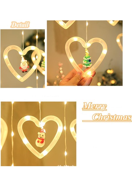 3 Metre Fişli LED Işık 10'lu Geyik ve Noel Baba Işık Zinciri Dekoratif Fişli Aydınlatma Ev Dekorasyonu Süsleme Salon Oda Merdiven Balkon Için Yılbaşı Eğlence Doğum Günlerine Özel Aydınlatma fiyatları