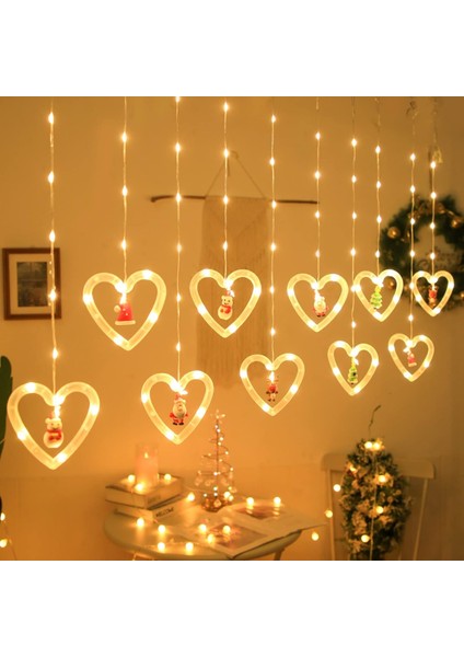 3 Metre Fişli LED Işık 10'lu Geyik ve Noel Baba Işık Zinciri Dekoratif Fişli Aydınlatma Ev Dekorasyonu Süsleme Salon Oda Merdiven Balkon Için Yılbaşı Eğlence Doğum Günlerine Özel Aydınlatma modelleri