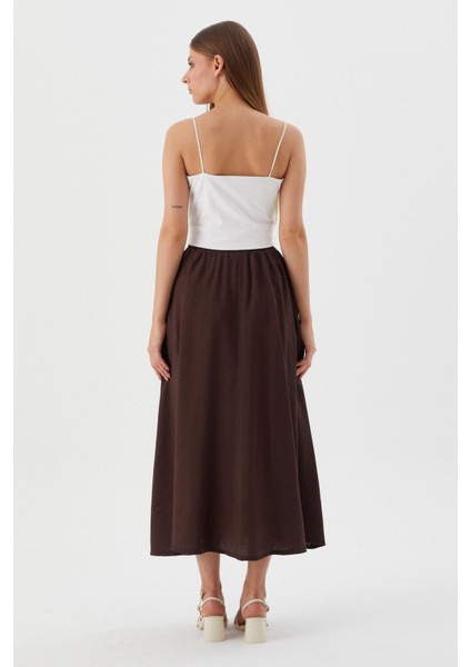 Beli Lastikli Balon Etek Kahve indirimleri